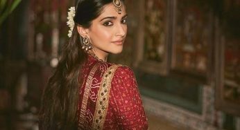 Sonam Kapoor revives traditional vibes, wears mother’s 35-years-old sari