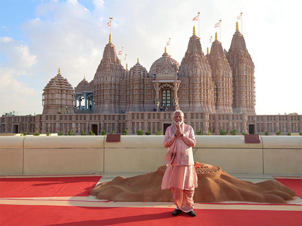 Glimpses of PM Modi’s visit to BAPS Hindu Temple in Abu Dhabi