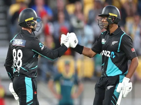 Ravindra, Conway’s blitzkrieg propel New Zealand to 215/3 against Australia in 1st T20I