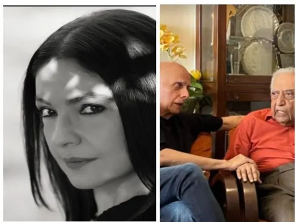 Pooja Bhatt shares pictures of legendary radio personality Ameen Sayani with Mahesh Bhatt