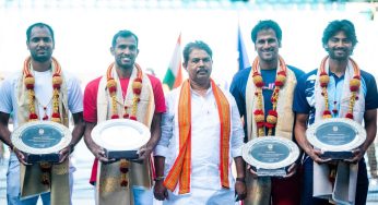 India Davis Cup stars felicitated at inauguration of Bengaluru Open 2024