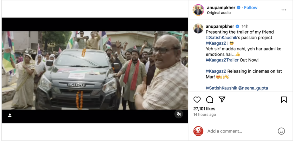 'Kaagaz 2' trailer: Satish Kaushik fight for his rights