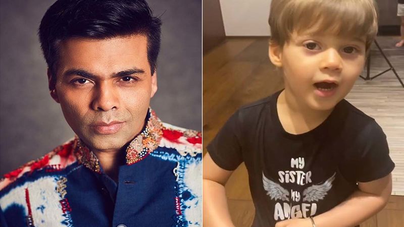 Karan Johar's son Yash turns into hair critic, says, 