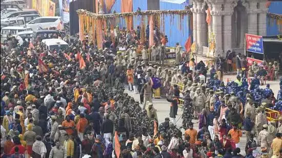 Hundreds Of Muslim Devotees Throng Ram Mandir In Ayodhya