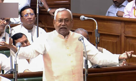 Nitish Kumar Wins Floor Test With Support From 129 MLAs; Opposition Walks Out