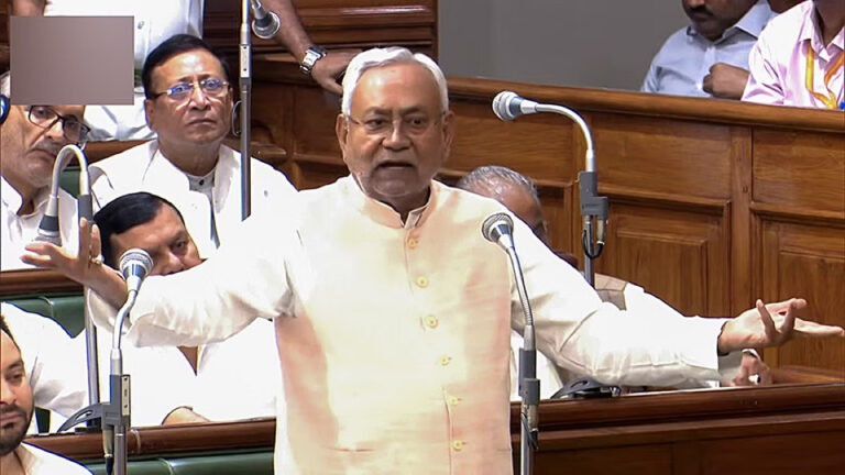 Nitish Kumar Wins Floor Test With Support From 129 MLAs; Opposition Walks Out