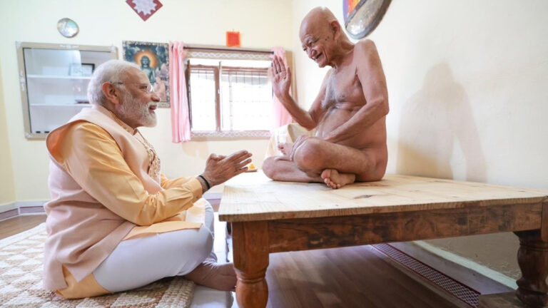 PM Modi Condoles Demise Of Jain Muni Acharya Vidhyasagar Maharaj