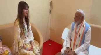 PM Modi Meets German Singer Cassandra Mae Spittmann In Tamil Nadu, See Video