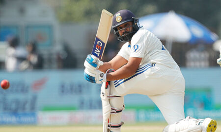 Rohit’s Fifty Takes India At 93/3 After Losing Quick Wickets Against England (Day 01, Lunch)