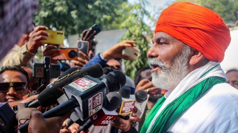"There should be a solution through dialogue": Rakesh Tikait