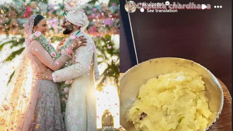 Rakul Preet Singh cooks halwa in her pehli rasoi
