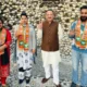 Three Aam Aadmi Party Chandigarh Councillors Join BJP In Delhi