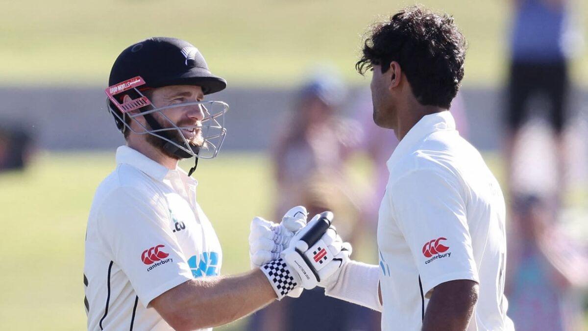 Williamson, Rachin’s Unbeaten Stand Help New Zealand Dominate Day 1 In 1st Test Against South Africa