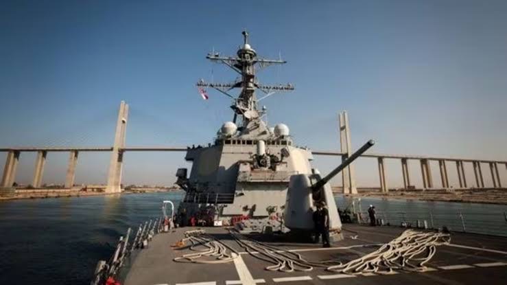 Houthi cruise missile narrowly misses US warship in Red Sea, officials say