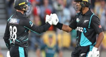 Ravindra, Conway’s blitzkrieg propel New Zealand to 215/3 against Australia in 1st T20I