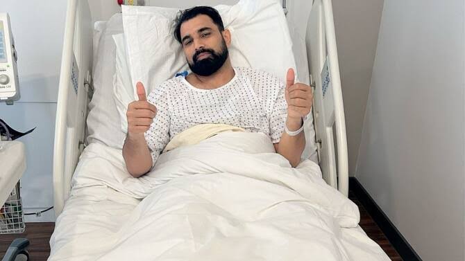 Injured India’s star pacer Mohammed Shami undergoes heel surgery