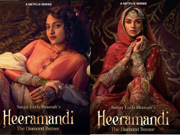 Sanjay Leela Bhansali’s ‘Heeramandi’: Sonakshi Sinha, Aditi Rao Hydari character posters unveiled