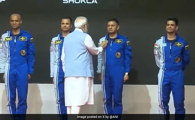 PM Modi Announces Names Of Four Member Gaganyaan Team