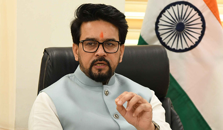 "Insult to people of Delhi, and law": Anurag Thakur on Kejriwal to continue as Delhi CM