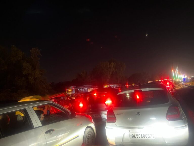 Major Chaos on UER-II One Day After The Inauguration Of Dwarka Expressway