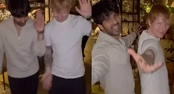 Ed Sheeran grooves to ‘Butta Bomma’ with Armaan Malik, recreates SRK’s signature pose