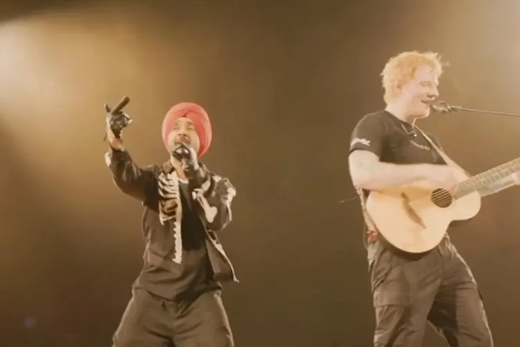 Ed Sheeran Shares Stage With Diljit Dosanjh At Mumbai Concert, Fans Go Into Meltdown