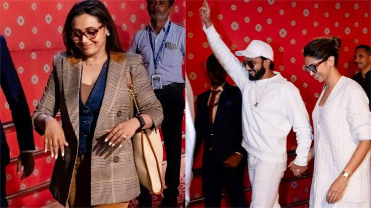 Rani Mukerji stuns her fans as she reaches Jamnagar to attend pre-wedding function of Anant Ambani, Radhika Merchant