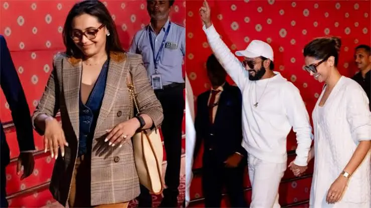 Rani Mukerji stuns her fans as she reaches Jamnagar to attend pre-wedding function of Anant Ambani, Radhika Merchant