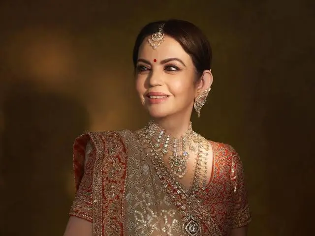 Nita Ambani dons traditional saree at Anant-Radhika pre-wedding; shines spotlight on ‘Swadeshi’