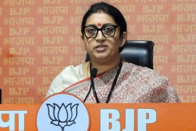 Smriti Irani challenges Rahul Gandhi for debate on UPA rule versus Modi govt