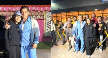Salman Khan departs from Jamnagar with Alizeh Agnihotri, poses with paps at airport
