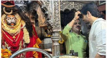 Sidharth Malhotra offers prayers at Kashi Vishwanath temple on Mahashivratri