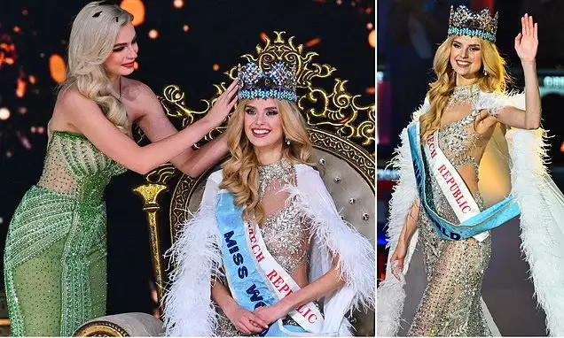 From law student to beauty queen: Krystyna Pyszkova crowned ‘Miss World 2024’