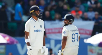 97-Run Stand Between Sarfaraz, Paddikkal Give Control To India Over England At Tea On Day 2