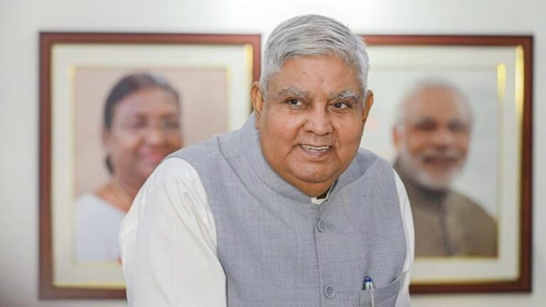 "India does not need lessons from any country on rule of law": VP Dhankhar