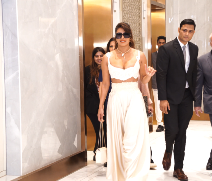Priyanka Chopra Raises Glam Quotient In White Outfit At An Event In Mumbai