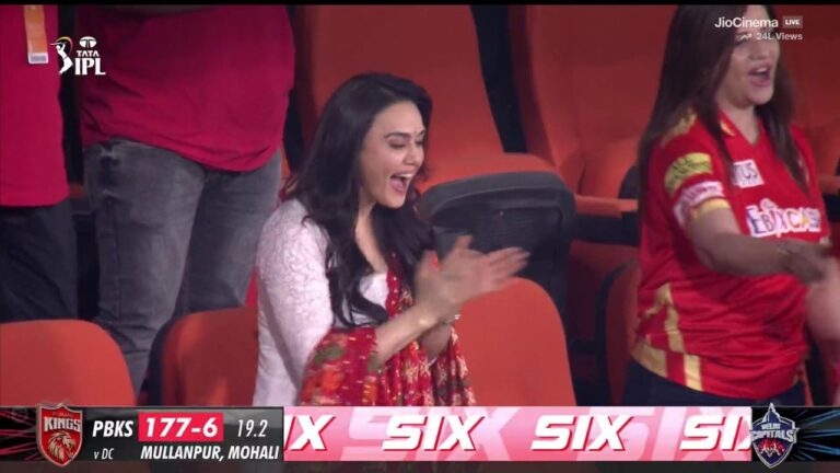 Preity Zinta's enchanting presence at Punjab Kings' match makes fans go crazy