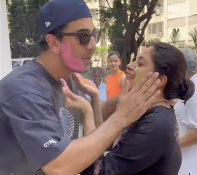 Ranbir Kapoor, Alia Bhatt celebrate Holi with daughter Raha