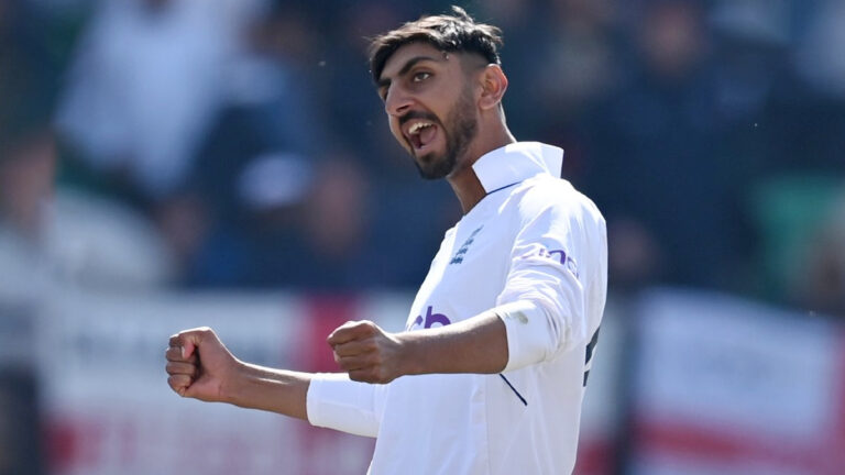 Shoaib Bashir lodges unique record at age of 21