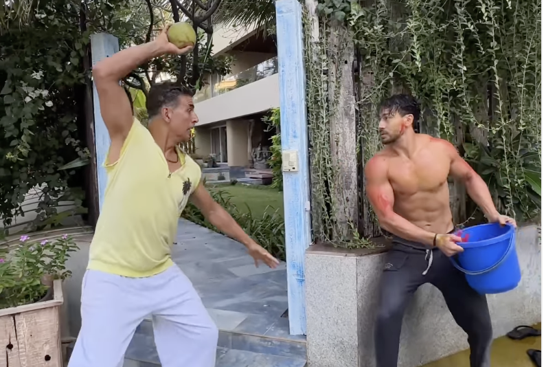 Tiger's Holi prank on Akshay in hilarious 'Bade Miyan Chote Miyan' promotion twist