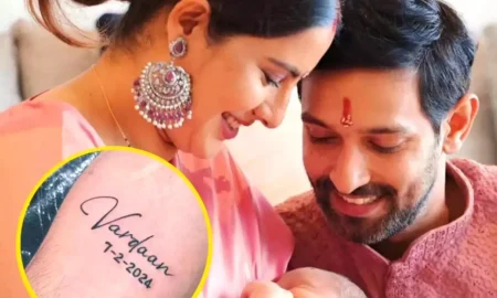 Vikrant Massey gets his son Vardaan's name inked on arm, shares pic