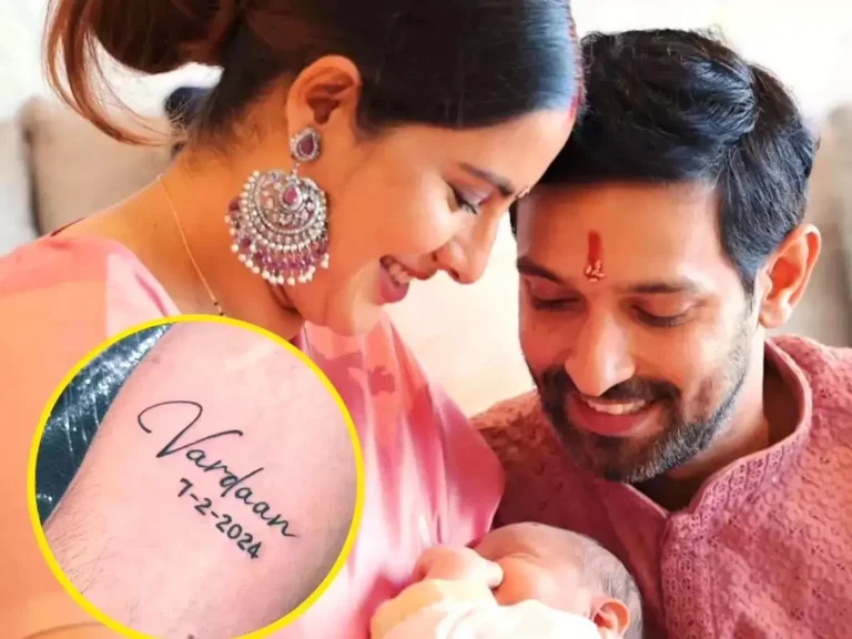 Vikrant Massey gets his son Vardaan's name inked on arm, shares pic