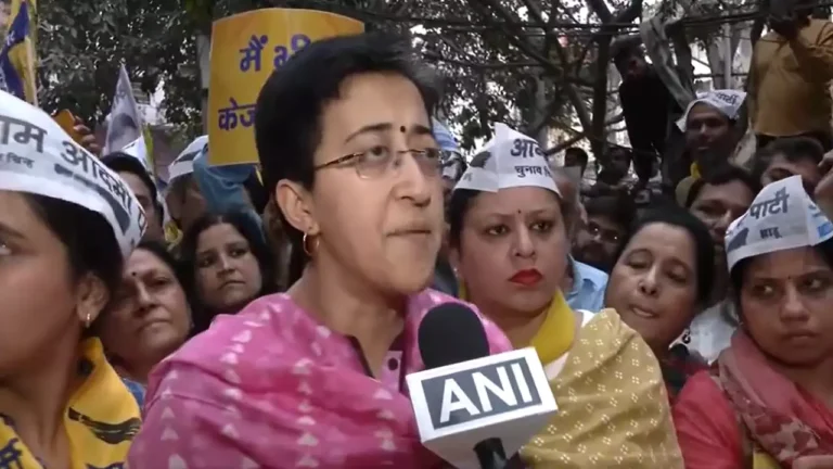 AAP workers stage protest against party chief Arvind Kejriwal's arrest