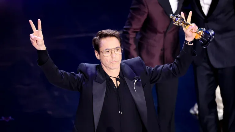 Oscars 2024: Robert Downey Jr wins his first Academy Award for 'Oppenheimer', says "like to thank my terrible childhood"