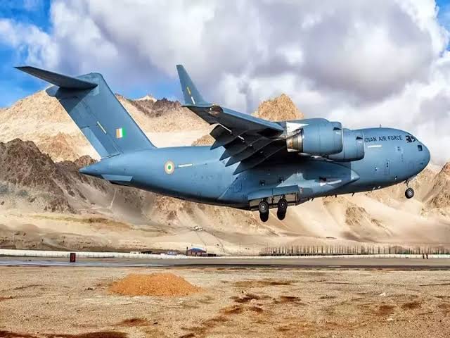 Indian Air Force’s C-17 Aircraft successfully airdrops heavy platform
