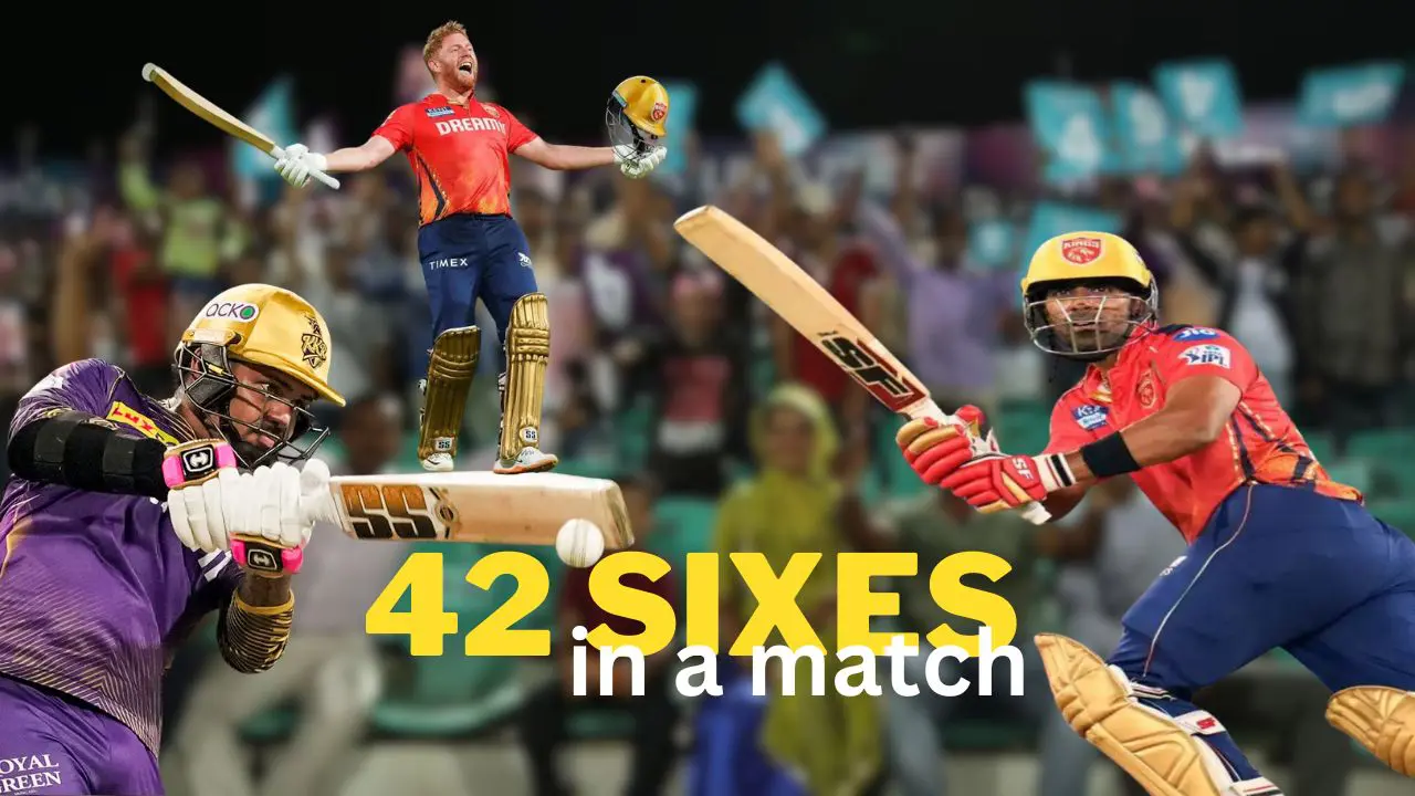 Record-breaking run fest: PBKS and KKR set new six-hitting milestone