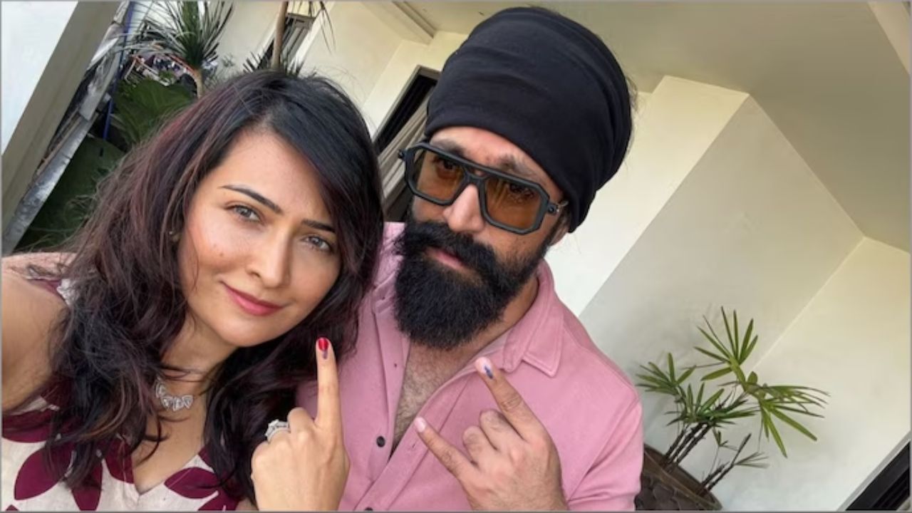 Actor Yash Casts His Vote in Bengaluru During Lok Sabha Elections 2024