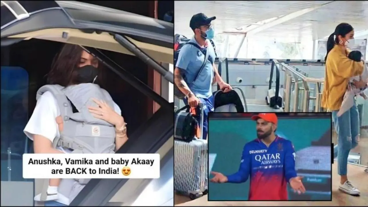 Anushka Sharma Returns to Mumbai with Son Akaay