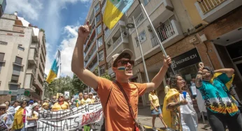 Thousands protest against over-tourism in Spain’s Canary Islands