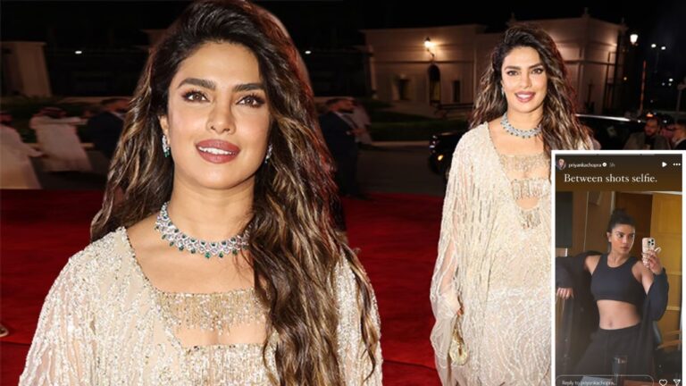 Priyanka Chopra Flaunts Toned Muscles in ‘Between Shots Selfie’ from the ‘Heads of State’ Set
